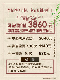 养生海报