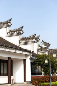 户外复古房屋建筑