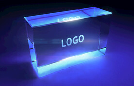 立体亚克力logo样机效果图