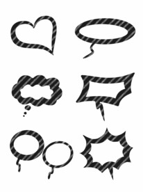 简约黑白对话框