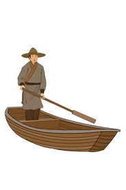 古代分层人物  psd分层  