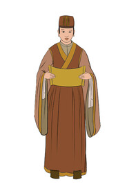 古代分层人物  psd分层  