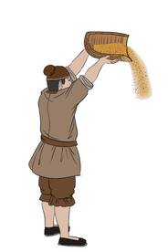 古代分层人物  psd分层  