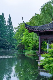 户外复古凉亭建筑