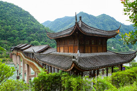 户外复古凉亭建筑