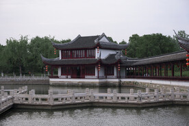 户外复古凉亭建筑