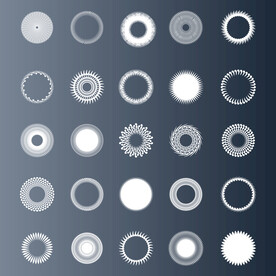 发光光圈光环图片