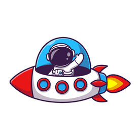 卡通宇航员
