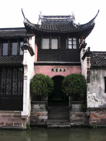 户外复古房屋建筑