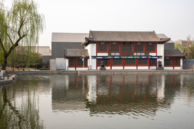 户外复古房屋建筑