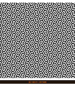 抽象线条装饰图案