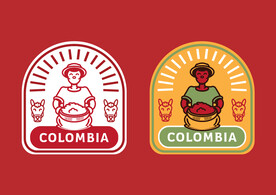 美食餐饮小吃徽章LOGO