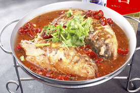 铁锅炖鱼头