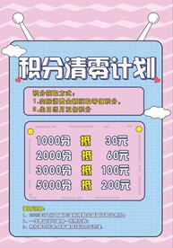 积分清零计划