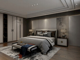 别墅卧室装修效果图