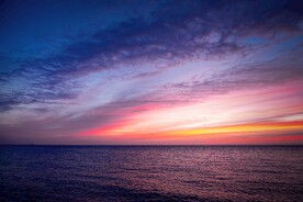 日落海景