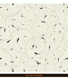 抽象精致曲线几何纹理