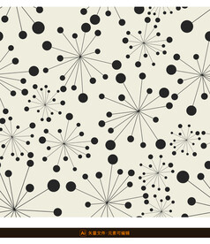 飘落的蒲公英抽象背景