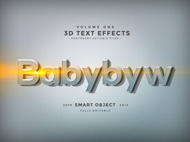 立体字3D效果字