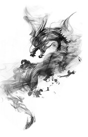 水墨龙