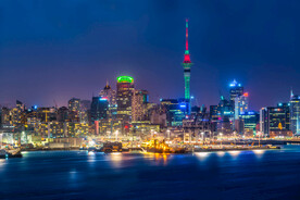 奥克兰市夜景