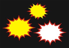 爆炸贴