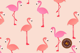 粉色火烈鸟背景