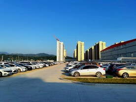 宽敞的停车场