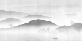 水墨山背景