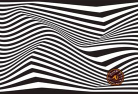 视错觉曲线背景