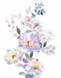 水彩花