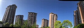 小区楼盘全景图