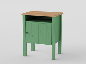 C4D模型床头柜信箱