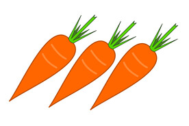 三个胡萝卜