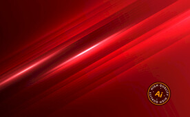 动感红色切割背景