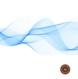 蓝色波浪线素材