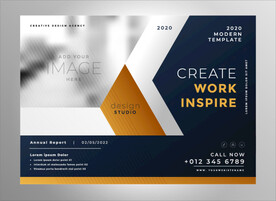 现代商业几何色块海报