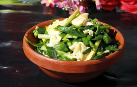 小碗蒸韭菜炒鸡蛋