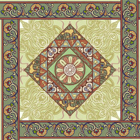 敦煌系列方巾设计