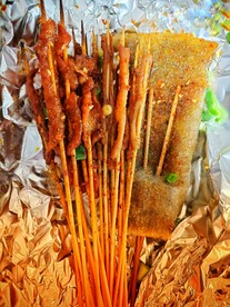 烤串肉串烧烤夜宵