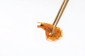 油炸基围虾美食