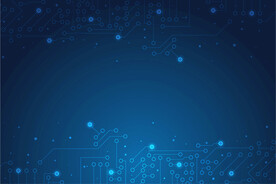 蓝色科技智能背景