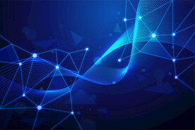 蓝色智能科技背景