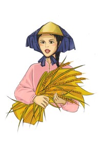 丰收的女人