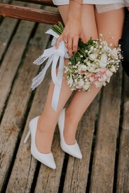 美腿 伴手礼  手捧花