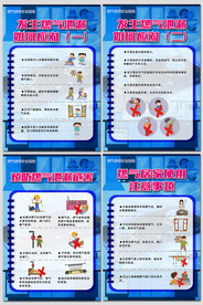 燃气泄漏相关科普知识海报