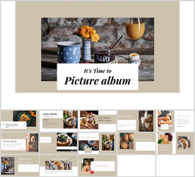 欧美海报风美食展示通用模板