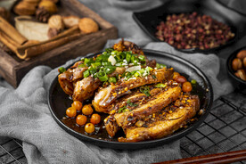砂锅五花肉片美食
