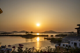 东平湖日落