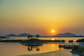 东平湖日落